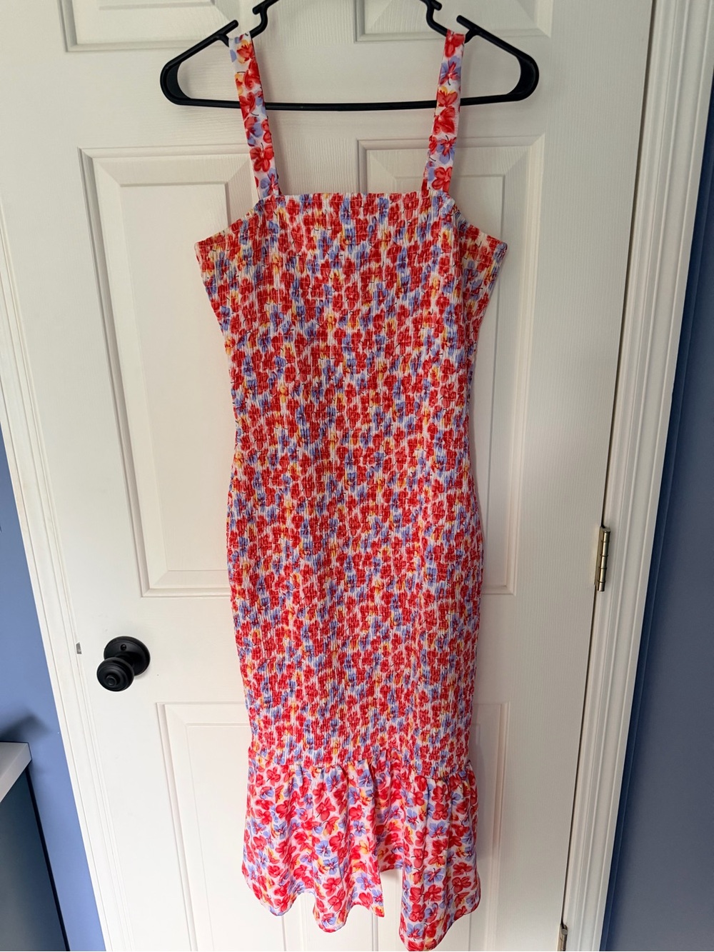PRETTYGARDEN Women’s Floral Smocked Midi Dress Size Medium